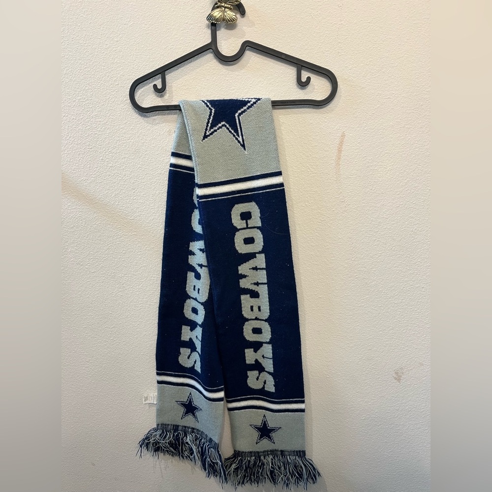 NFL Cowboys Navy and Gray Fan Scarf
